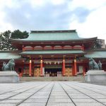 2つの神社が合わさった「諏訪神社・五社神社」で大きな狛犬に会おう