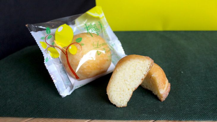 遠州地方を代表するお菓子屋「たこまん」のレモンケーキが美味しい