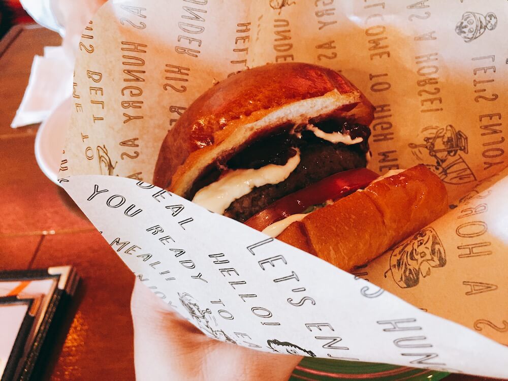 ハイミールのハンバーガーの画像
